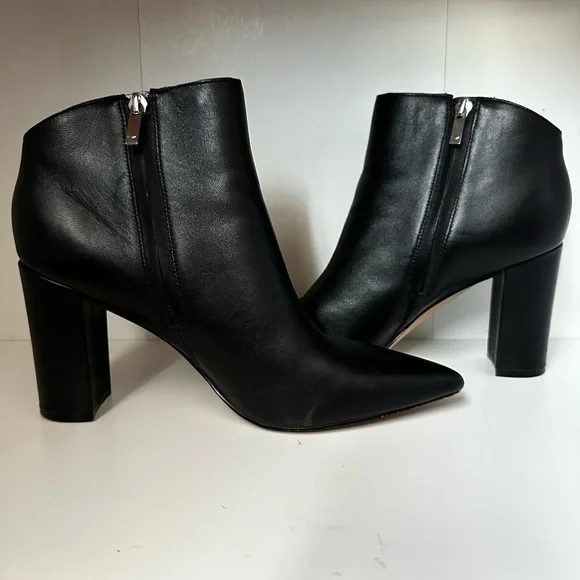 Marc Fisher Unno Point-Toe Leather Booties size 10 - Picture 4 of 11